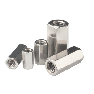 Hexagon Sleeve Barrel Nut DIN 6334 M2 M2.5 <strong>M3</strong> M4 M5 M6 M25 M17 Stainless Steel Threaded Long Hex <strong>Coupling</strong> Nut - Product Image 2