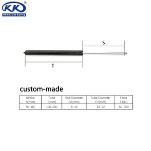 Adjustable Automobile Parts Function 200N 300N Nitrogen Compression Gas <strong>Spring</strong> - Product Image 3