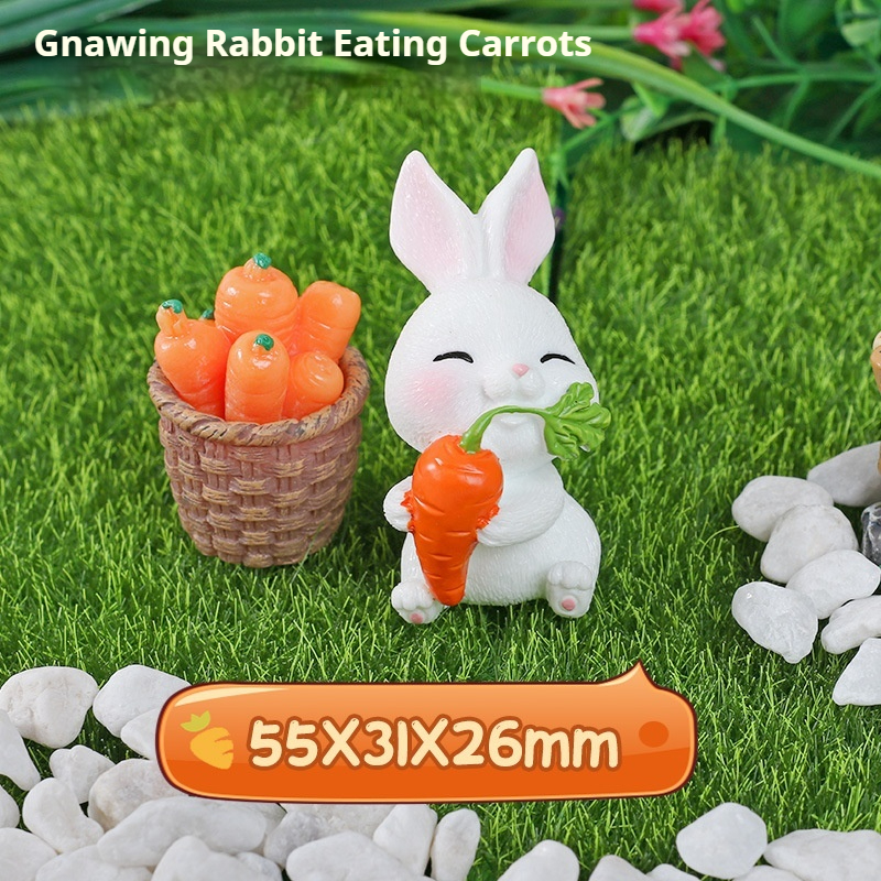 Lapin rongeant un radis