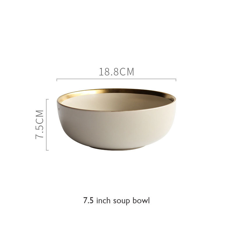 Bol à soupe 7.5 ''-gris