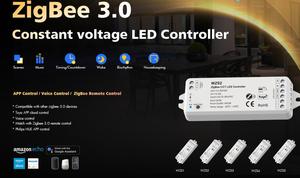 WZS5 ZIGBEE-PWM 5CH * 3A 12-24VDC Zigbee CCT CV светодиодные полосы управления - Product Image 6