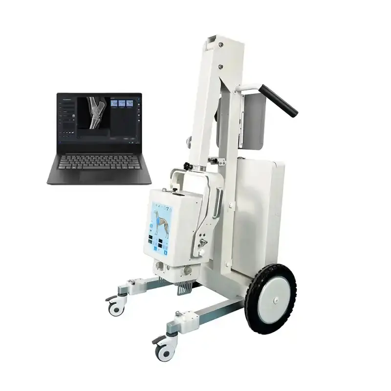 Safetynine Sistema de Radiografia de Alta Freqüência 100MA Sistema de Raios X Equipamento de Diagnóstico Médico de Raios X Máquina de Raios X Móvel Preço com DR