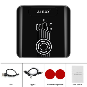 Podofo Android AIボックスボックス2 + 16GワイヤレスCarPlay AndroidオートアダプターUSBドングル2 in 1オリジナルカーワイヤードCarPlay Youtube WiFi - Product Image 6