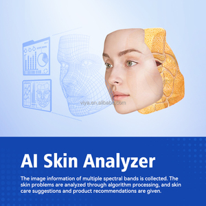 2024 nuevos modelos AI profesional facial AI 3D detector de piel diagnóstico cara escáner analizador sistema máquina dispositivo