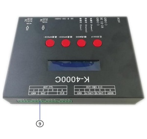 4096 пикселей DC5-24V SD карты K-4000C DMX APA102 GS8208 WS2815 SK6812 WS2812B пикселей RGB LED контроллер обновленная версия T-4000 - Product Image 3