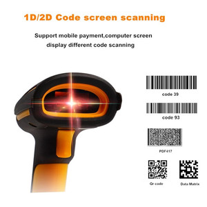 High Performance Zebra 4750 <strong>QR</strong> <strong>Code</strong> Reader Wireless Rugged Handheld 2d Barcode Scanner with Charging Cradle - Product Image 3