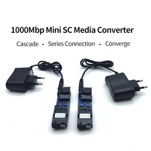 1000Mbps光纤SC端口至RJ45端口单模单双光纤介质转换器pcb板 - Product Image 6