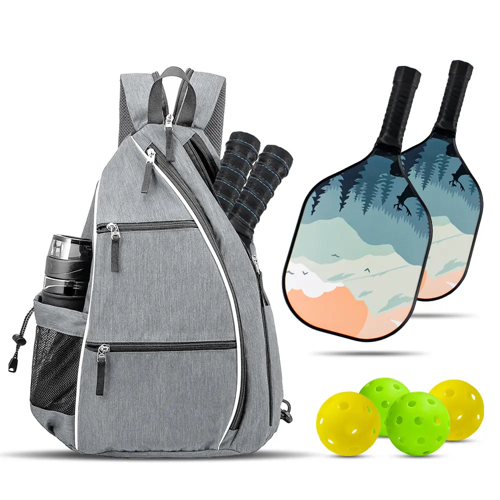 Free Samples Pickleball paddle double shoulder bag handbag tennis badminton bag single shoulder pickle sports bag can print LOGO