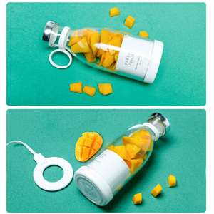 Taşınabilir 500ML elektrikli meyve sıkacağı USB şarj edilebilir Mini Blender makinesi spor hızlı fincan karıştırıcılar taze suyu Mini sıkacakları - Product Image 2