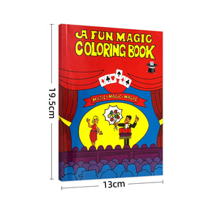 Orta boy çocuk eğlenceli sihirli hileler boyama kitabı komedi hileler Close-Up sokak sahne Grimoire Spellbook Magica Profissional - Product Image 6