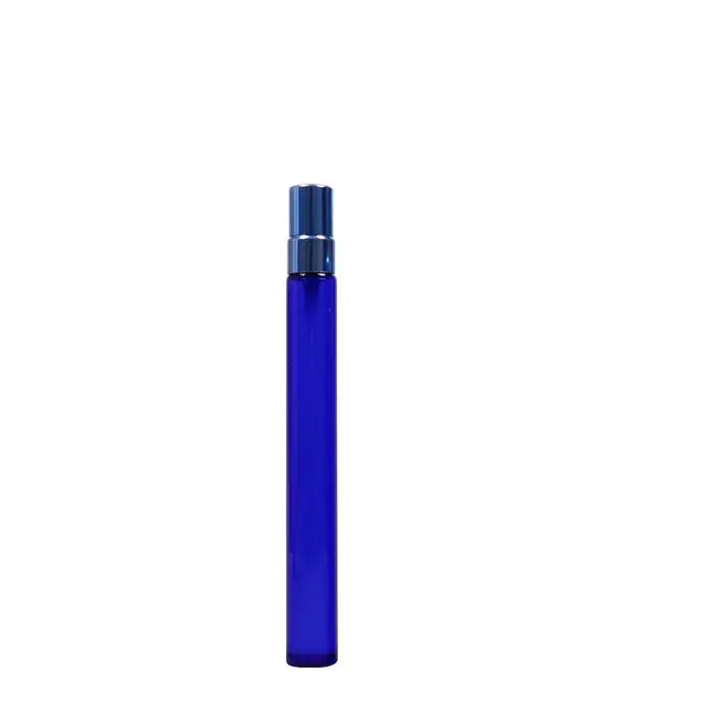 Bottiglia tascabile tester vetro campione fiala 12ml 15ml blu mini profumo spray bottiglia di vetro