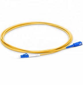 FC/SC/LC/ST UPC单模单工光纤跳线3m黄色光纤跳线 - Product Image 1