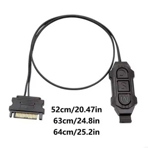 Controller di alimentazione 5V 3 Pin ARGB Controller per la sincronizzazione dell'illuminazione della ventola del Computer e strisce luminose di regolazione della velocità - Product Image 1