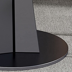 天然岩石家用餐桌旋转伸缩圆形方形两用石板餐桌 - Product Image 3