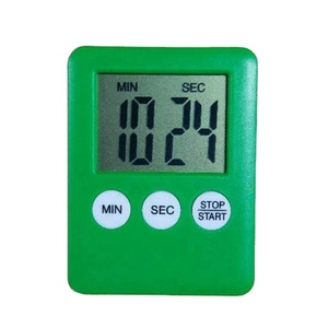 1 pezzo 5 colori Super sottile schermo digitale LCD Timer da cucina quadrato Count Up sveglia magnete orologio Temporizador - Product Image 2