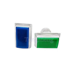 51*34mm Plastic <strong>Push</strong> <strong>Button</strong> <strong>Rectangular</strong> Illuminated <strong>Push</strong> <strong>Buttons</strong> Switching 12V <strong>LED</strong> <strong>Button</strong> Switching - Product Image 5