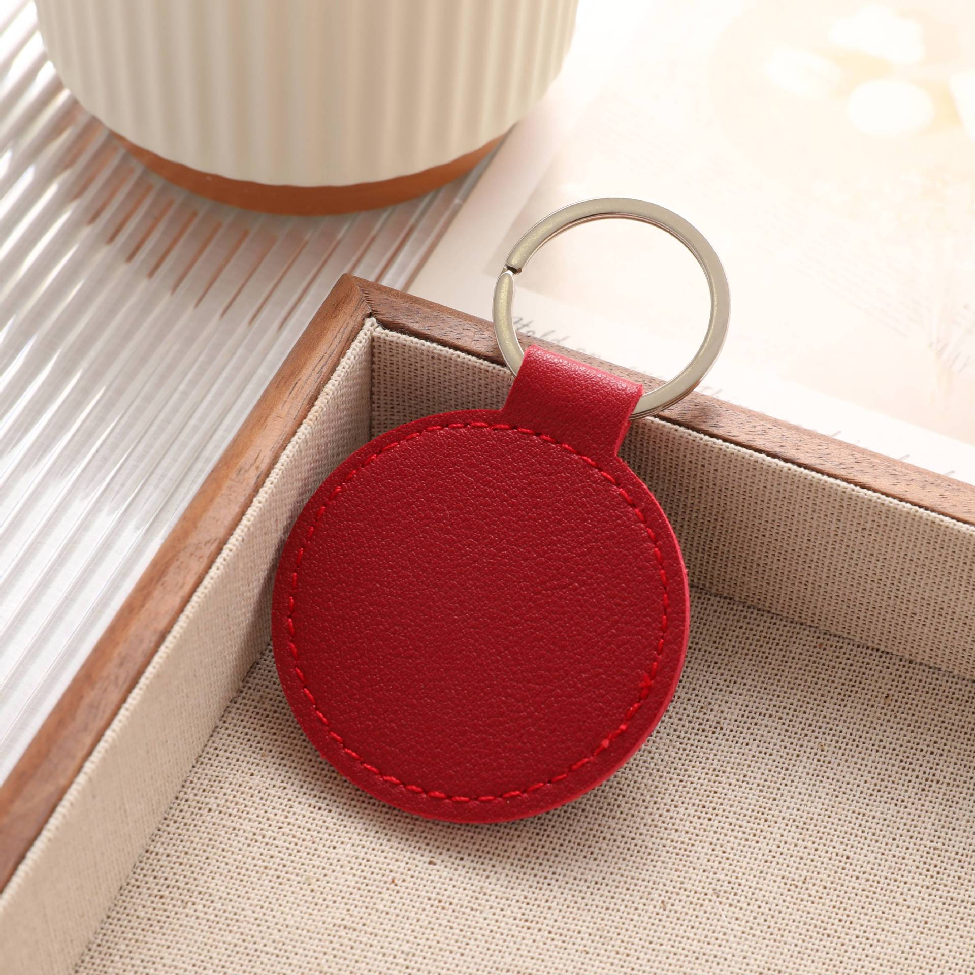 Red silver ring