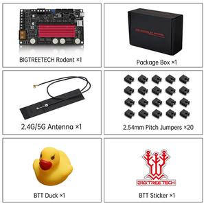 Scheda Controller CNC BIGTREETECH roditore con driver ESP32 e TMC2160 supporto WiFi PWM RS485 per motori Stepper FluidNC NEMA23 - Product Image 4