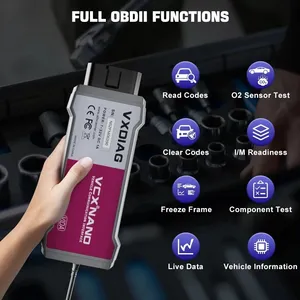 VXDIAG VCX NANO per Renault Full Systems strumento di diagnostica J2534 ECU codifica programmazione OBD2 Scanner TPMS EPB SAS olio Reset - Product Image 4
