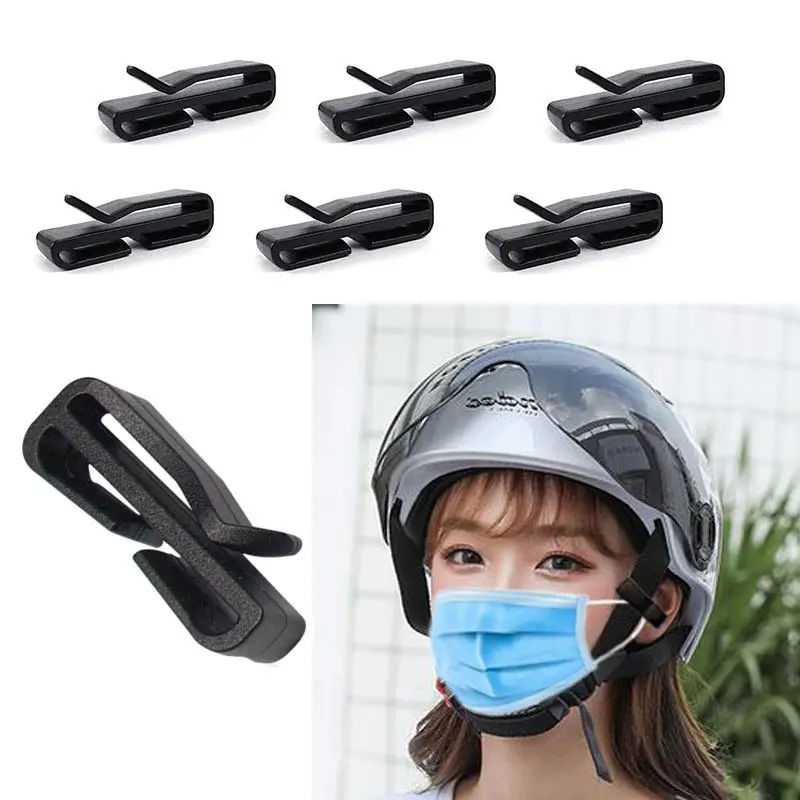 Wholesale Ski Helmet Accessories Black Holder Clip New Products Snow Helmet Holder Clip Hook to Attach To Helmet Belt Clips