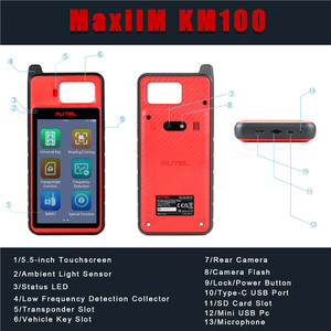 Leistungs starke Funktion Autel MaxiIM KM100E KM100 E Wegfahr sperre mit automatischem Schlüssel programmierer Universal schlüssel Programmier werkzeug PK IM508 - Product Image 5