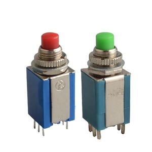 AN4 2x2スプリングリターンプッシュボタンスイッチ6ピン3A 250VAC - Product Image 1