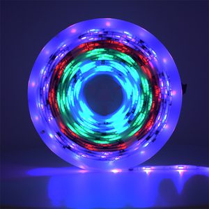 12V sihirli renk işık şeritleri WS2811 60Leds 8mm su geçirmez SPI Matrix akıllı şerit işık Rgb piksel Led şerit ışıkları - Product Image 4