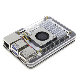 <strong>Raspberry</strong> <strong>Pi</strong> 5 <strong>Layers</strong> Computer Acrylic Case Official Active Cooler Compatible with <strong>Raspberry</strong> <strong>Pi</strong> 5 1GB/2GB/4GB/8GB Computer - Product Image 1