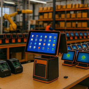 Liverdol bán buôn hiệu suất cao tích hợp máy in hệ thống POS với máy in nhiệt, màn hình cảm ứng, Wifi cho nhà hàng - Product Image 4