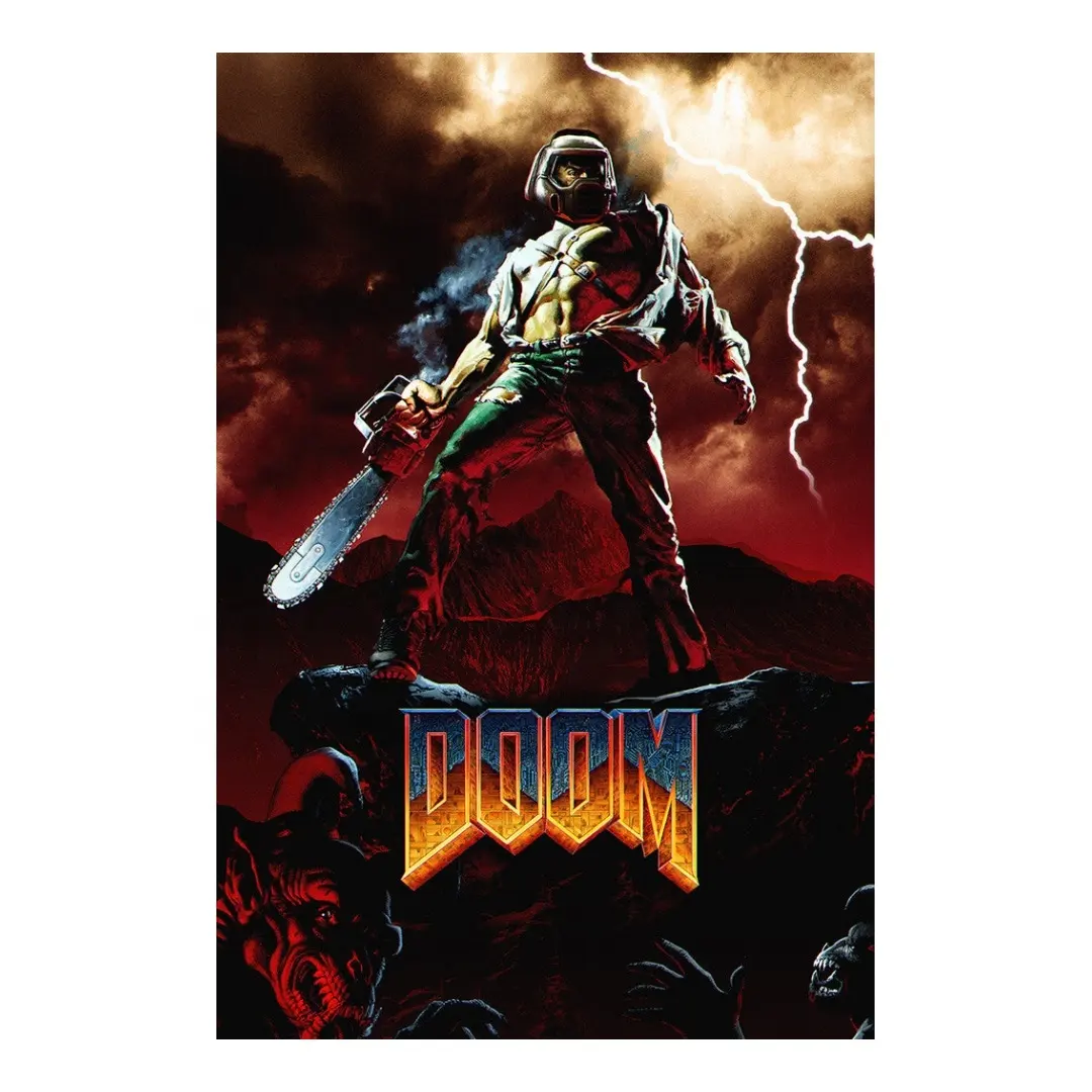 Superb PET Lenticular Sheet 3D Picture Movie Anime Poster 3D Lenticular Poster 3D lenticular Card sticker of Mighty Doom Game