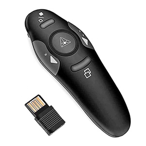 2.4GHz presentazioni Wireless USB penna puntatore Laser a distanza rosso RF PowerPoint Clicker apresenter PPT Controller Presenter - Product Image 1