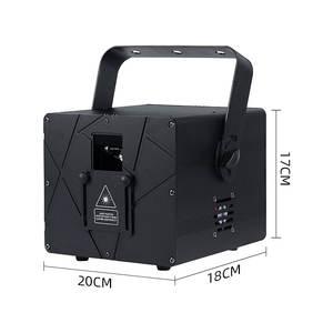 SHTX Wholesale 3W RGB Laser Projector Stage Animation Light 40Kpps ILDA Small Beam 1w 4w Full Color Laser for Night Club Disco - Product Image 5