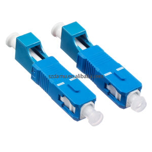 SC Male to LC Female Fibre Optic Adapter SC-LC-Hybrid Optical Adapter Less Than 0.3 DB Fibre Optic Hybrid Adapter
