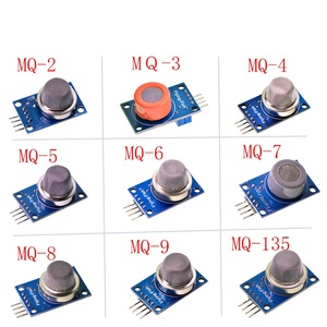 Gas <strong>sensor</strong> modules MQ-2 MQ-<strong>3</strong> MQ-4 MQ-5 MQ-6 MQ-7 MQ-8 MQ-9 MQ-135 Smoke methane <strong>sensor</strong> detection module for <strong>raspberry</strong> <strong>pi</strong> DIY