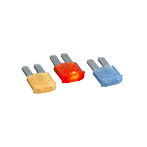工場直接5A 10A 15A 20A 30A 35A40AミディアムミニマイクロLEDヒューズ自動ブレードヒューズライト付き - Product Image 4