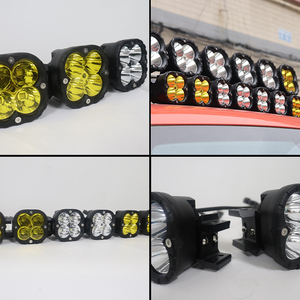 Комплект для внедорожных светодиодных ламп для UTV/4x4: модульная соединяемая панель + дневные ходовые огни - Product Image 5