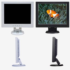 Monitor de pantalla cuadrada Pantalla LCD de tamaño pequeño de 12 pulgadas Monitor de computadora Entrada VGA