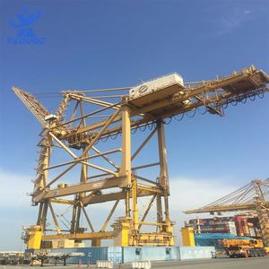 Контейнерный кран YAOUCRANE, Электрический козловой морской кран грузоподъемностью 45 тонн, оснащенный компонентами двигателя PLC - Product Image 1