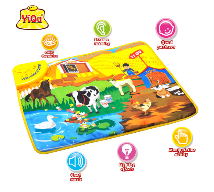 2912 Tapis de musique (petite ferme)