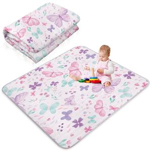 מרית קצף בייבי לשחק מחצלת 50 "x50" פליימחצלת לתינוקות ופעוטות עבות אחת זחילה מחצלת ללא החלקה כרית לתינוק
