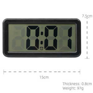 Logo personalizzato grande LCD ad alta definizione orologio LCD orologio interno camera da letto orologio digitale orologio sveglia intelligente per i bambini - Product Image 3