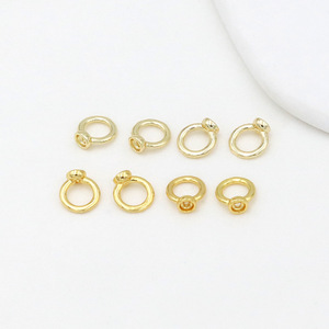 14k 18k Gold Plated Beads End <strong>Clasps</strong> Jewelry End <strong>Clasps</strong> for Diy Bead <strong>String</strong> Bracelet Necklace Accessories - Product Image 1
