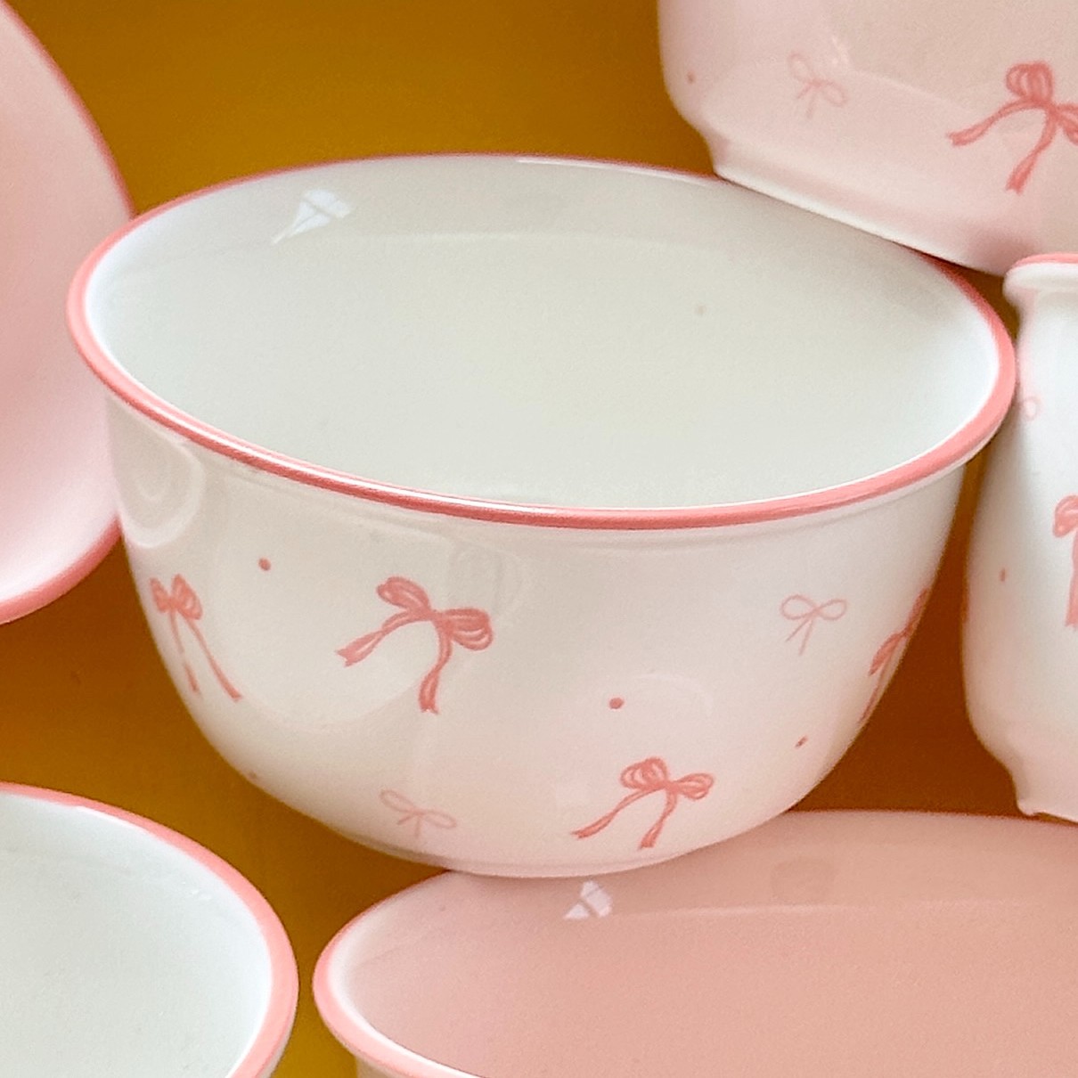 Nœud papillon décoratif – rose