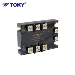 Factory Direct Sales DC 4-32V Control <strong>Signal</strong> <strong>Input</strong> SCR <strong>Output</strong> Zero-cross Activation 80A Solid State <strong>Relay</strong> - Product Image 1