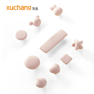 Hiện đại dễ thương phim hoạt hình gốm xử lý đầy màu sắc gốm ngăn kéo kéo knobs cho tủ bếp phòng tắm phòng khách phòng ăn trẻ em' - Product Image 5