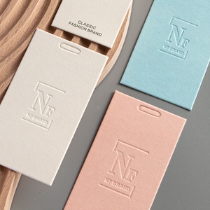 Fashions Price Tags With <strong>String</strong> Brand Labels Custom Tags <strong>High</strong> <strong>Quality</strong> Paper Hanging Labels - Product Image 5