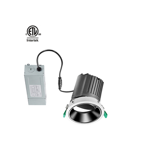 SZDAYTON aydınlatma daha az yuvarlak kare Anti-parlama gömme çerçevesiz ETL SAA CE kısılabilir CRI90 + mimari LED downlight - Product Image 4