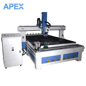 Venta directa de fábrica 1325 4 ejes 3D CNC máquina de talla de madera enrutador CNC de trabajo - Product Image 5