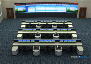 Sala di controllo mobili sala operativa regolabile computer scrivania NOC scrivania scrivania console - Product Image 2