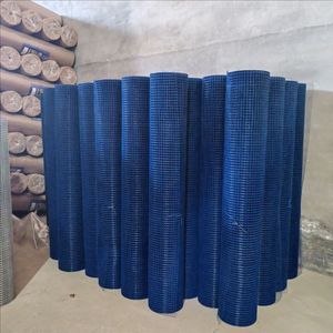 Suppliers Prices Galvanized Pvc Covered <strong>Blue</strong> Screen Wire <strong>Mesh</strong> in Roll Rust protection for Fence Netting